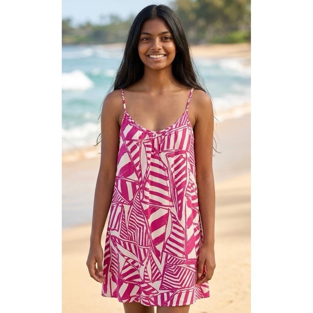 Lilly Pulitzer‎ Dress Size Small Daphne Pink Sailboats Nautical Print Swing Slip